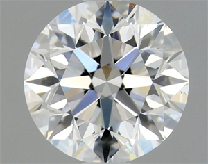 Picture of Natural Diamond 0.90 Carats, Round with Excellent Cut, D Color, VS2 Clarity and Certified by GIA