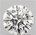 Lab Grown Diamond 1.50 Carats, Round with Ideal Cut, H Color, VVS2 Clarity and Certified by IGI