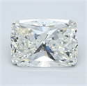Natural Diamond 5.07 Carats, Cushion with  Cut, I Color, VS2 Clarity and Certified by GIA