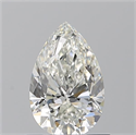 Natural Diamond 0.82 Carats, Pear with  Cut, I Color, VVS1 Clarity and Certified by GIA