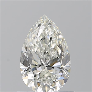 Picture of Natural Diamond 0.82 Carats, Pear with  Cut, I Color, VVS1 Clarity and Certified by GIA