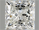 Natural Diamond 1.01 Carats, Princess with  Cut, I Color, VS1 Clarity and Certified by GIA