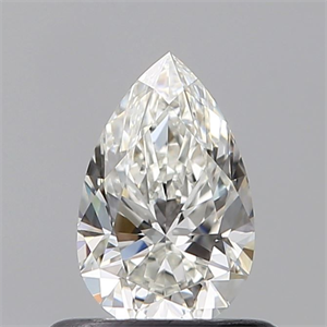 Picture of Natural Diamond 0.51 Carats, Pear with  Cut, G Color, VS1 Clarity and Certified by GIA