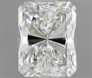 Picture of Natural Diamond 0.80 Carats, Radiant with  Cut, I Color, VS1 Clarity and Certified by GIA