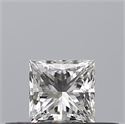Natural Diamond 0.24 Carats, Princess with  Cut, F Color, VVS2 Clarity and Certified by GIA