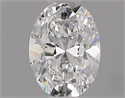 Natural Diamond 0.50 Carats, Oval with  Cut, E Color, VVS1 Clarity and Certified by GIA