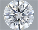 Lab Grown Diamond 1.03 Carats, Round with Ideal Cut, D Color, VVS1 Clarity and Certified by IGI