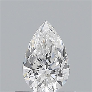 Picture of Natural Diamond 0.50 Carats, Pear with  Cut, E Color, VVS1 Clarity and Certified by GIA