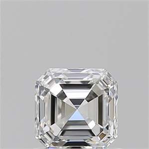 Foto Diamante Natural 0.90 quilates, Asscher , Color F, claridad VVS2 y certificado GIA de