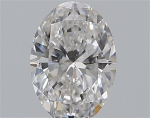 Picture of Natural Diamond 0.50 Carats, Oval with  Cut, E Color, SI1 Clarity and Certified by GIA