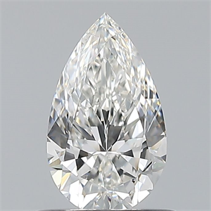 Picture of Natural Diamond 0.60 Carats, Pear with  Cut, G Color, VVS1 Clarity and Certified by GIA
