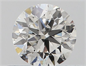 Natural Diamond 0.50 Carats, Round with Very Good Cut, G Color, SI2 Clarity and Certified by IGI