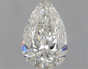 Picture of Natural Diamond 0.51 Carats, Pear with  Cut, G Color, SI2 Clarity and Certified by GIA