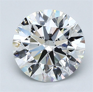 Picture of Natural Diamond 2.20 Carats, Round with Excellent Cut, D Color, SI1 Clarity and Certified by GIA