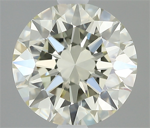 Picture of Natural Diamond 0.52 Carats, Round with Excellent Cut, N Color, IF Clarity and Certified by GIA