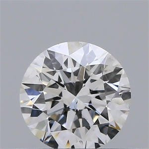 Picture of Natural Diamond 0.40 Carats, Round with Very Good Cut, H Color, SI2 Clarity and Certified by GIA