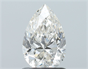 Diamante Natural 1.01 quilates, De pera , Color J, claridad VS1 y certificado GIA