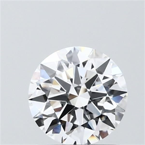 Picture of Lab Grown Diamond 1.26 Carats, Round with Excellent Cut, D Color, VVS2 Clarity and Certified by IGI