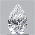 Diamante Natural 0.70 quilates, De pera , Color D, claridad VVS2 y certificado GIA