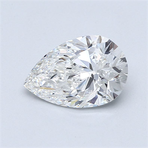 Picture of Natural Diamond 1.70 Carats, Pear with  Cut, E Color, VVS1 Clarity and Certified by GIA
