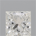 Natural Diamond 0.80 Carats, Princess with  Cut, F Color, VVS1 Clarity and Certified by GIA