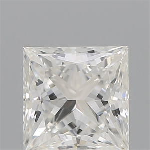 Picture of Natural Diamond 0.80 Carats, Princess with  Cut, F Color, VVS1 Clarity and Certified by GIA