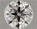 Natural Diamond 0.90 Carats, Round with Very Good Cut, I Color, I1 Clarity and Certified by GIA