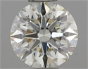 Diamante Natural 0.52 quilates, Redondo , Color K, claridad SI1 y certificado IGI