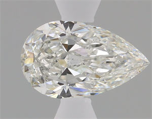 Foto Diamante Natural 0.62 quilates, De pera , Color G, claridad SI2 y certificado GIA de