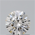 Natural Diamond 0.76 Carats, Round with Excellent Cut, H Color, VVS2 Clarity and Certified by GIA