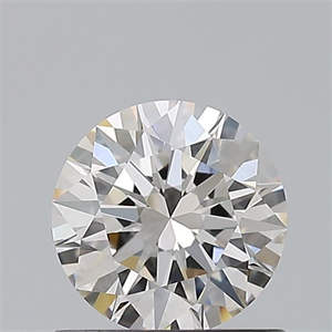 Picture of Natural Diamond 0.76 Carats, Round with Excellent Cut, H Color, VVS2 Clarity and Certified by GIA