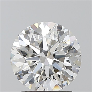 Picture of Natural Diamond 1.70 Carats, Round with Excellent Cut, F Color, SI1 Clarity and Certified by GIA