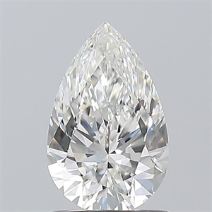 Foto Diamante Natural 1.01 quilates, De pera , Color G, claridad VS1 y certificado GIA de