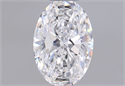 Natural Diamond 0.44 Carats, Oval with  Cut, D Color, VS1 Clarity and Certified by GIA