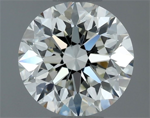 Picture of Natural Diamond 0.80 Carats, Round with Very Good Cut, H Color, VVS2 Clarity and Certified by IGI