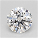 Lab Grown Diamond 1.34 Carats, Round with Ideal Cut, D Color, VVS1 Clarity and Certified by IGI