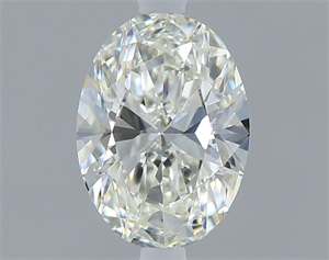 Picture of Natural Diamond 0.56 Carats, Oval with  Cut, J Color, VVS1 Clarity and Certified by GIA