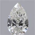 Diamante Natural 0.41 quilates, De pera , Color H, claridad VS1 y certificado GIA