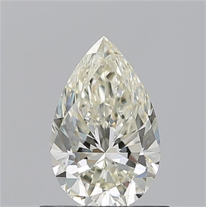 Picture of Natural Diamond 0.76 Carats, Pear with  Cut, L Color, VS1 Clarity and Certified by GIA