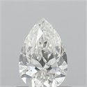 Diamante Natural 0.50 quilates, De pera , Color G, claridad SI2 y certificado IGI