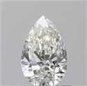 Natural Diamond 0.70 Carats, Pear with  Cut, I Color, SI1 Clarity and Certified by GIA