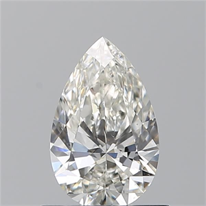 Picture of Natural Diamond 0.70 Carats, Pear with  Cut, I Color, SI1 Clarity and Certified by GIA