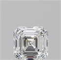 Natural Diamond 0.72 Carats, Asscher with  Cut, G Color, VVS2 Clarity and Certified by GIA