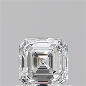 Picture of Natural Diamond 0.72 Carats, Asscher with  Cut, G Color, VVS2 Clarity and Certified by GIA
