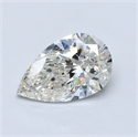 Diamante Natural 2.50 quilates, De pera , Color H, claridad VS2 y certificado GIA