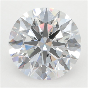 Picture of Lab Grown Diamond 5.06 Carats, Round with Excellent Cut, D Color, VVS1 Clarity and Certified by GIA