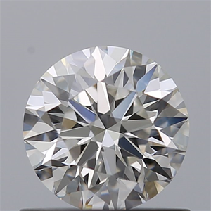 Picture of Natural Diamond 0.71 Carats, Round with Excellent Cut, F Color, VS1 Clarity and Certified by IGI