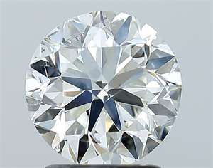 Picture of Natural Diamond 2.00 Carats, Round with Very Good Cut, I Color, SI2 Clarity and Certified by GIA