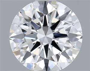 Picture of Lab Grown Diamond 1.08 Carats, Round with Ideal Cut, D Color, VVS2 Clarity and Certified by IGI