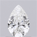 Natural Diamond 0.46 Carats, Pear with  Cut, G Color, VVS1 Clarity and Certified by GIA